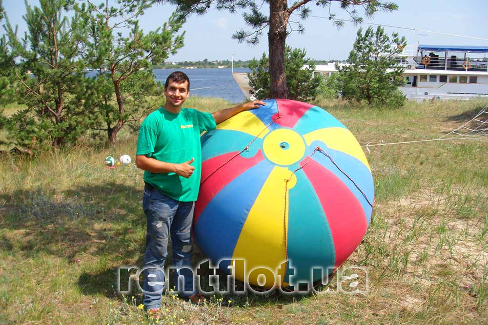Giant mega basketball ball