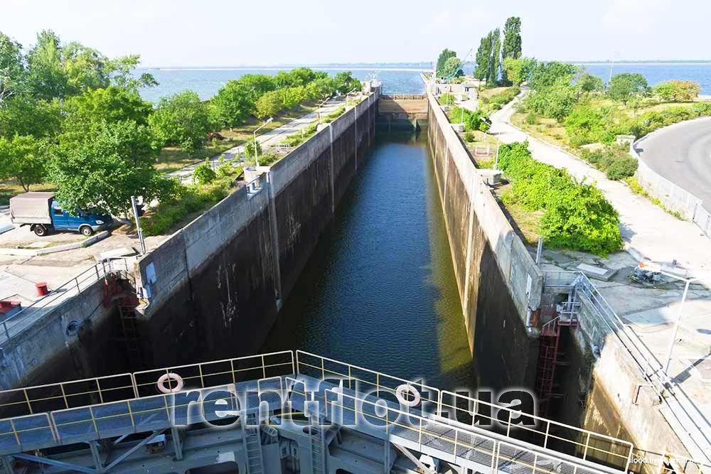 Увеличить фото шлюза на Киевское море Шлюз на Киевское море