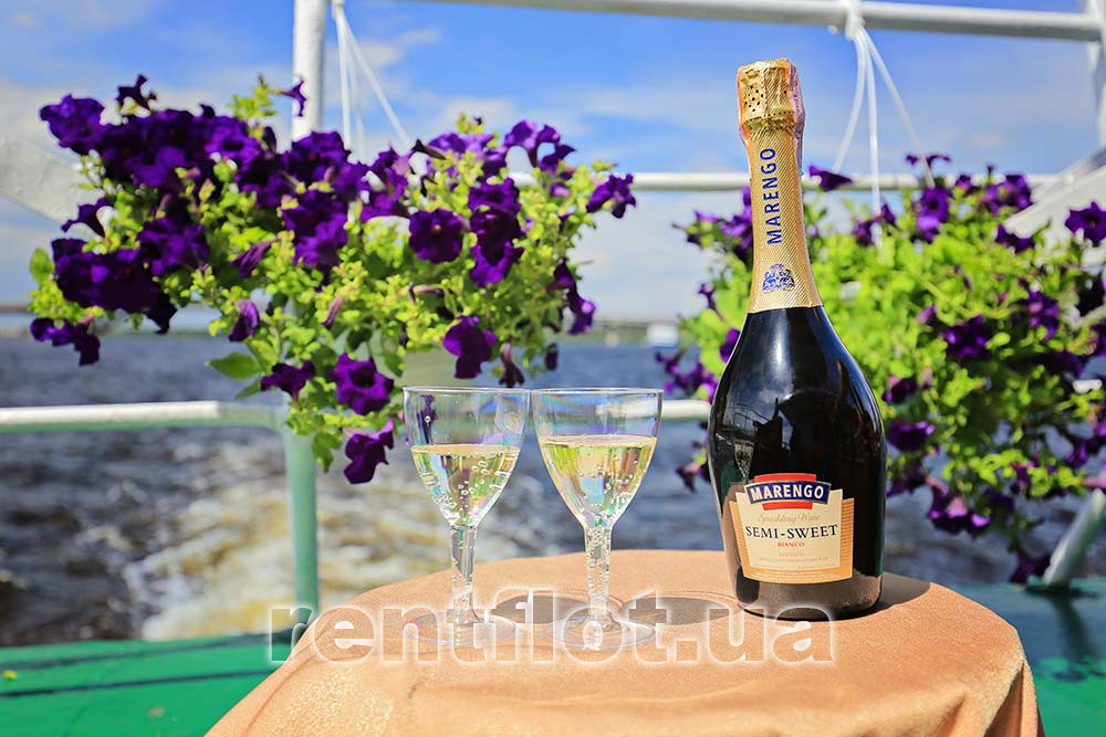 Enlarge photo of the celebration on the motor ship Rezon Celebration on the motor ship Rezon