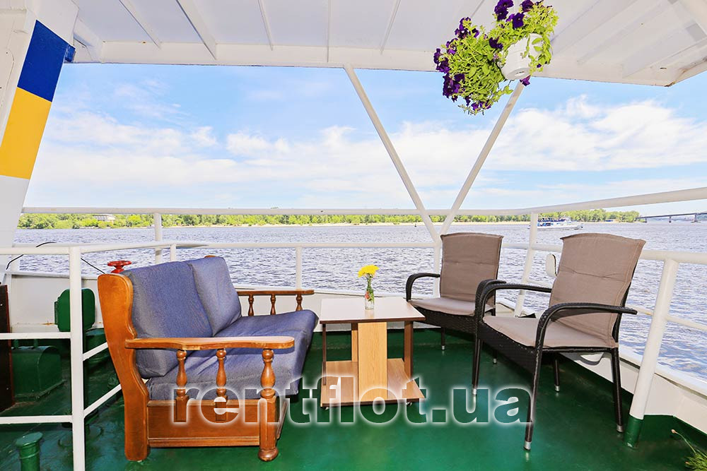 Enlarge photo of the places at the stern of the motor ship Rezon Seats at the stern of the motor ship Rezon