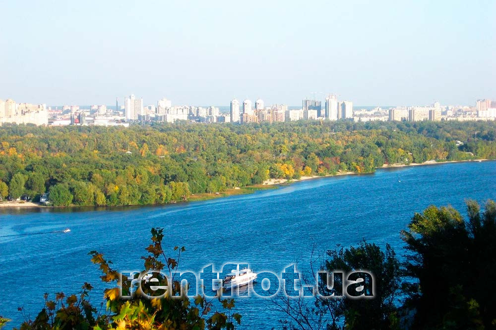 Прогулка по Днепру на Киевское море