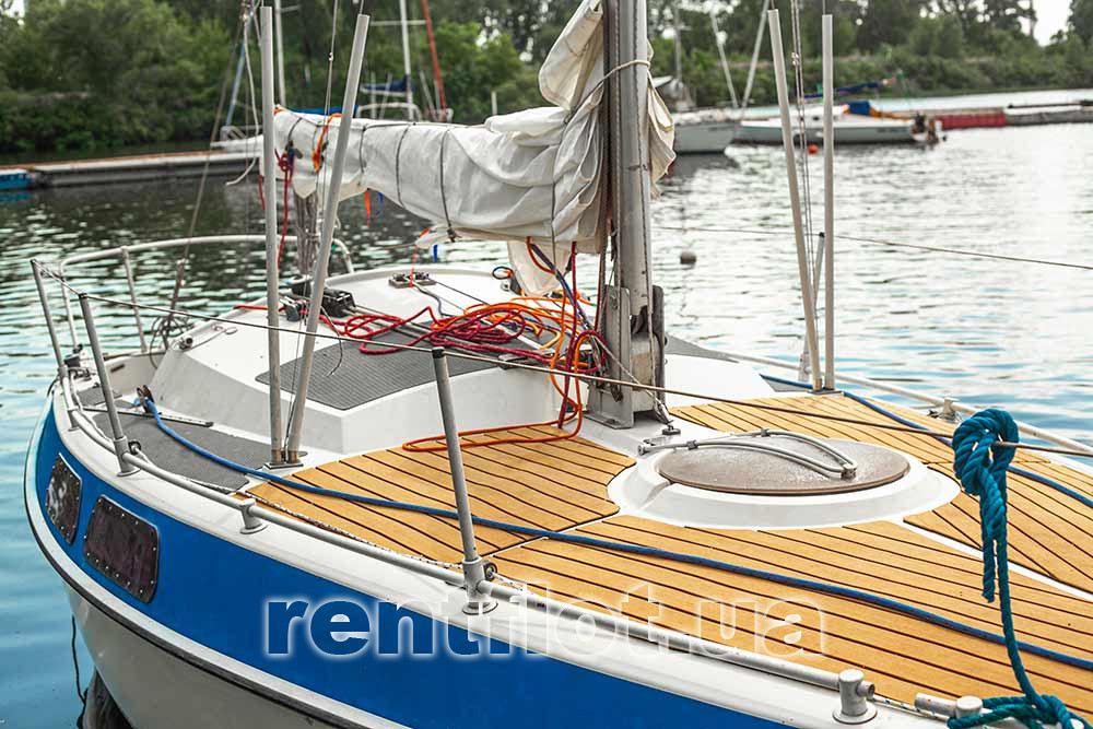 Equipment for sailing yacht Aquilon