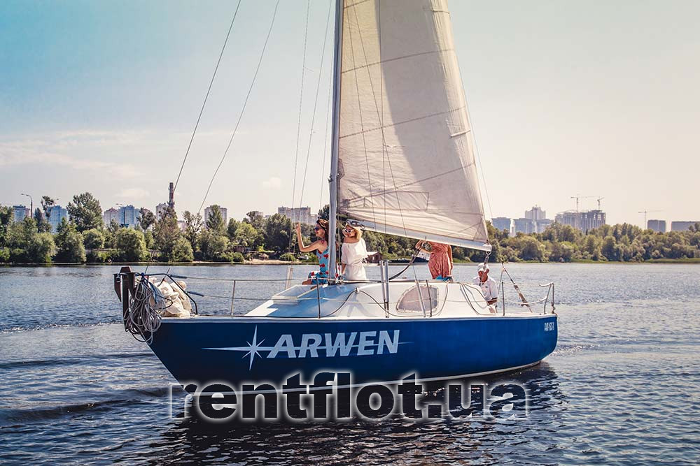 Enlarge photo of the exterior view of the sailing yacht Arwen Exterior view of the sailing yacht Arwen