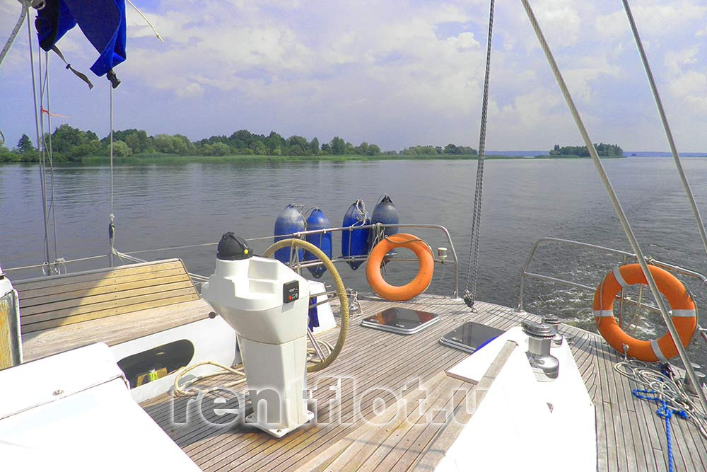 Cockpit of sailing yacht Australia