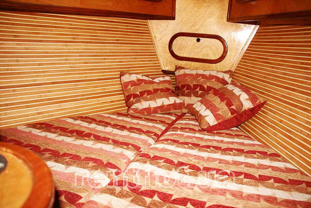 Enlarge photo of bow cabin of sailing yacht Delta Forward cabin of sailing yacht Delta