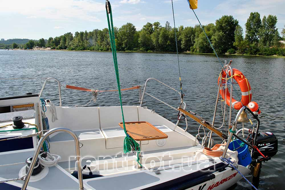 Enlarge photo of cockpit of sailing yacht Delta Cockpit of sailing yacht Delta