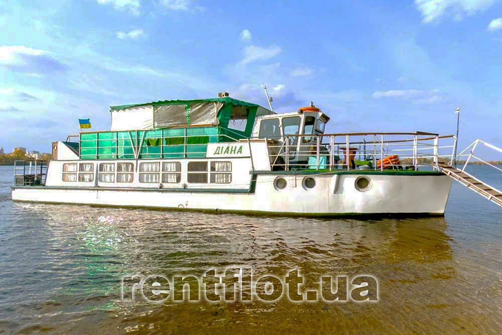 Збільшити фото зовнішнього вигляду теплоходу Діана Зовнішній вигляд теплоходу Діана