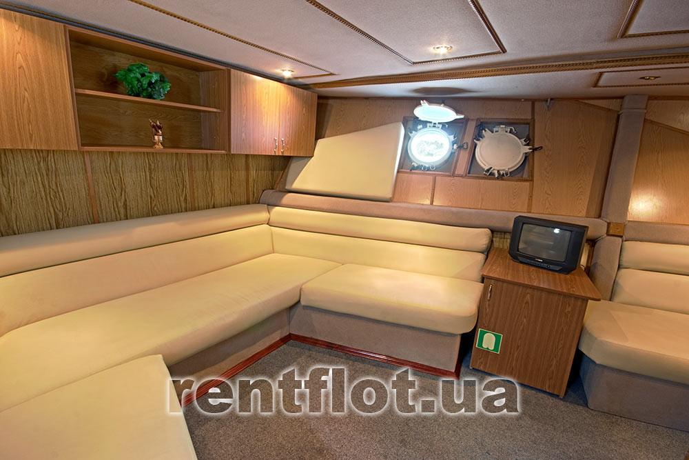 Enlarge photo of the saloon of the motor ship Edem Saloon of motor ship Edem