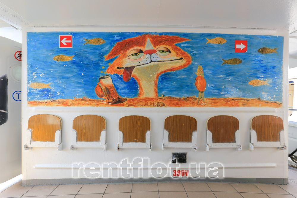 Enlarge photo of places in the aft part of the motor ship Hoverla Seats in the aft part of the motor ship Hoverla