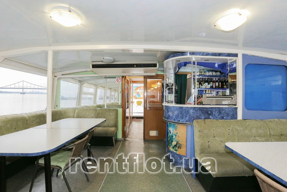 Enlarge photo of the bar on the motor ship Hoverla Bar on the motor ship Hoverla