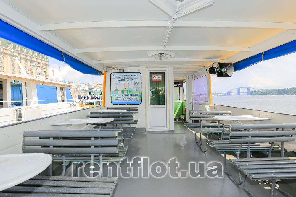 Enlarge photo of the bow of the terrace of the ship Hoverla The bow of the terrace of the upper deck of the ship Hoverla