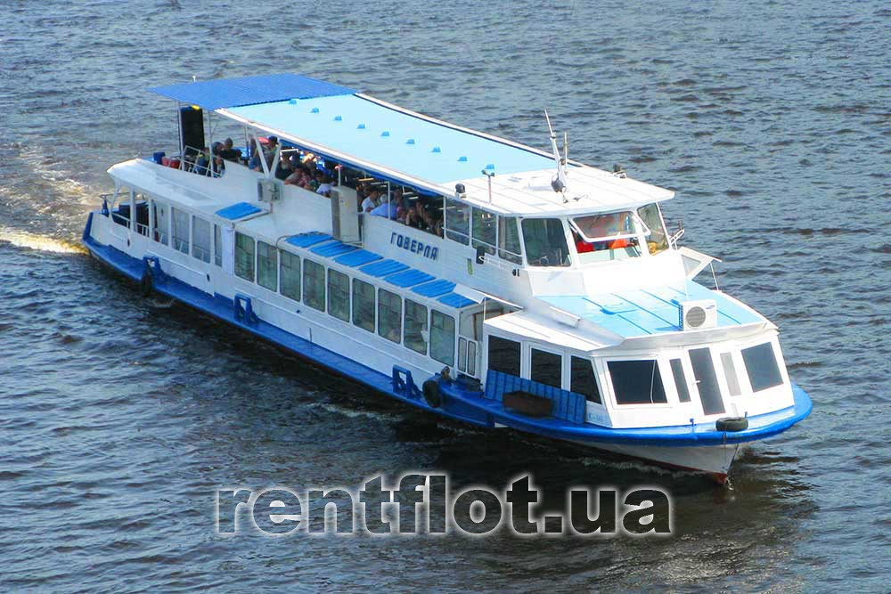 Enlarge photo of the exterior view of the motor ship Hoverla Exterior view of the motor ship Hoverla