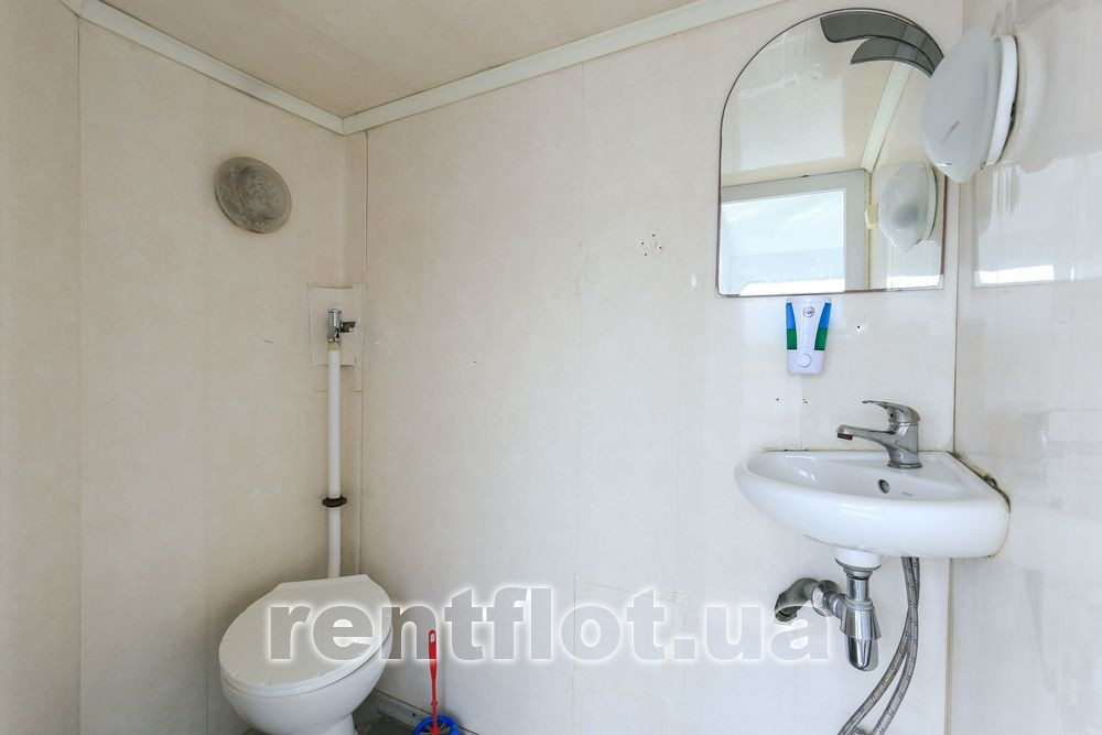Enlarge photo of the toilet of motor ship Hoverla Toilet of motor ship Hoverla
