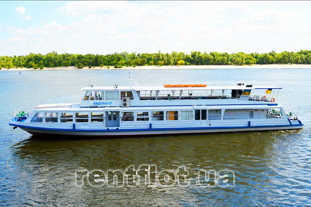 Збільшити фото лівого борту теплохода Каштан-17 Лівий борт теплохода Каштан-17