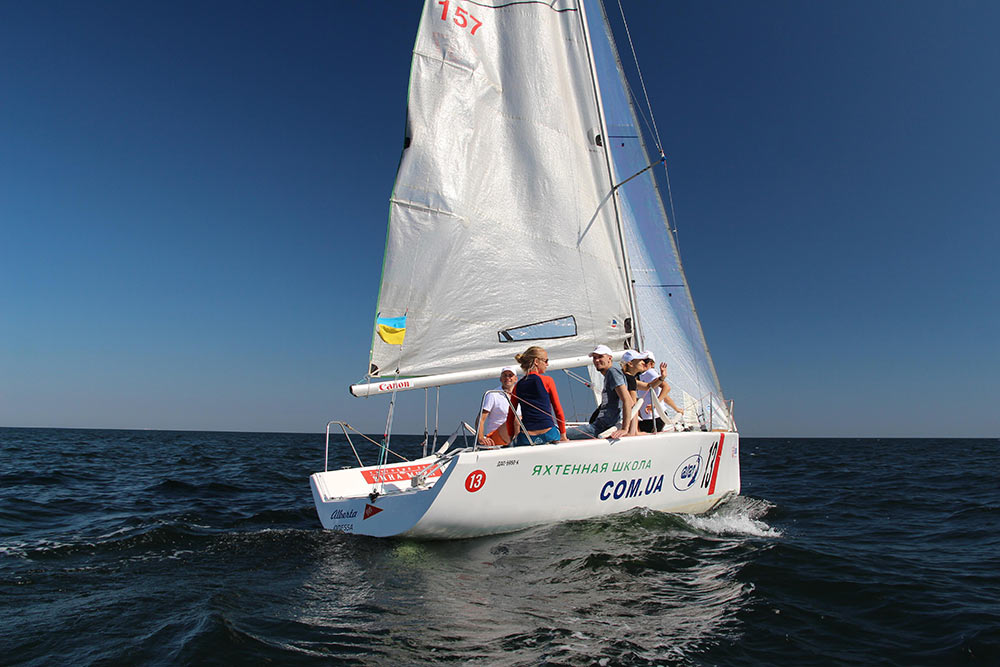 Атмосфера парусной регаты на Черном море