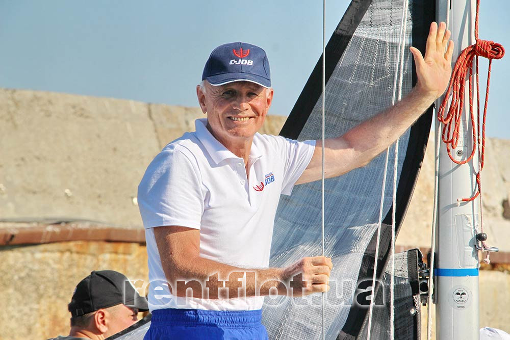 Капитан парусной регаты на Черном море