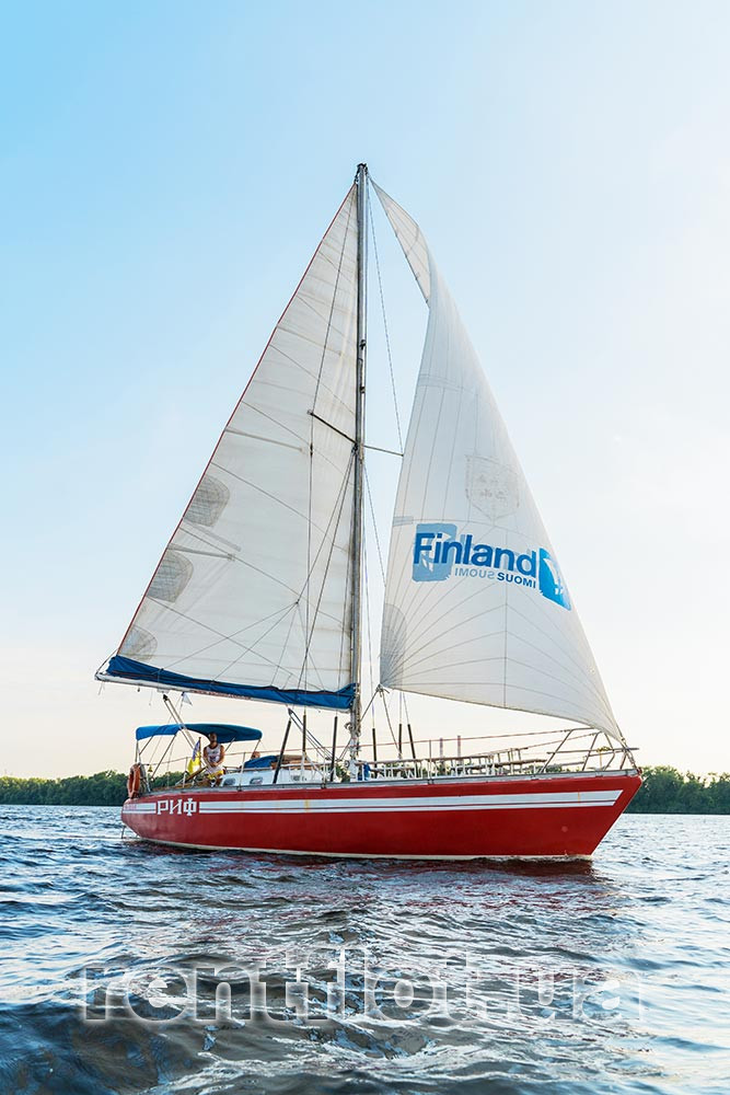 Enlarge photo of the yacht Rif under sail Yacht Reef under sail