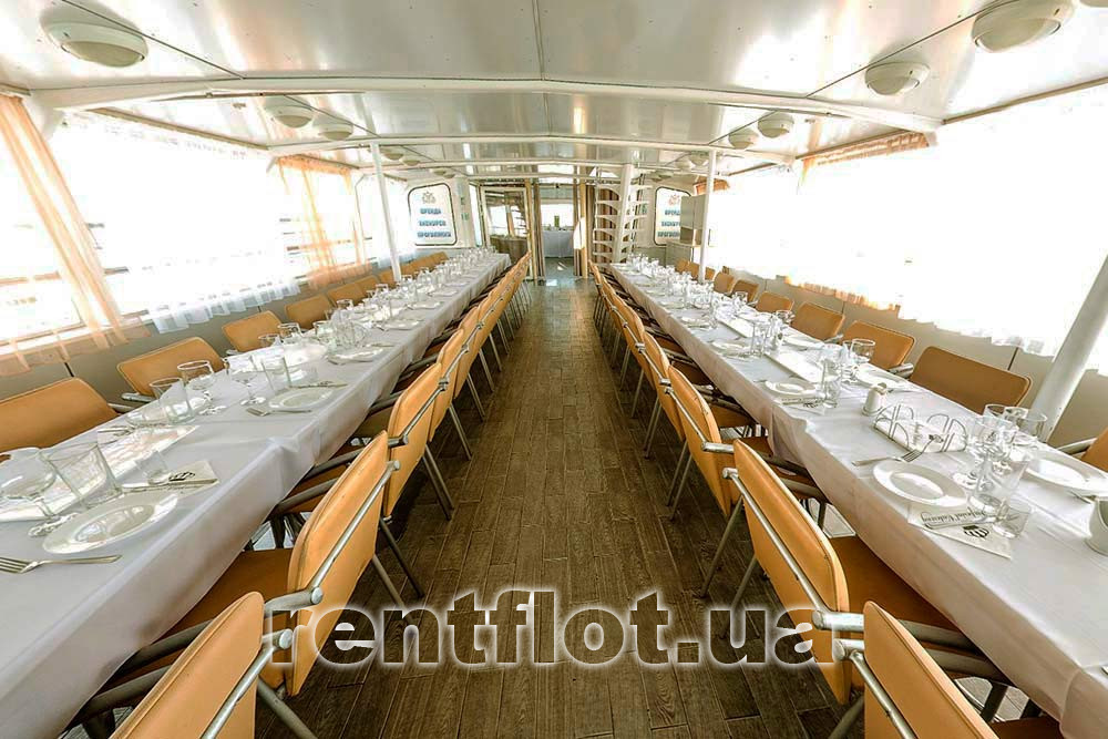 Увеличить фото банкета на теплохода Риверест-4 Банкет на теплохода Риверест-4