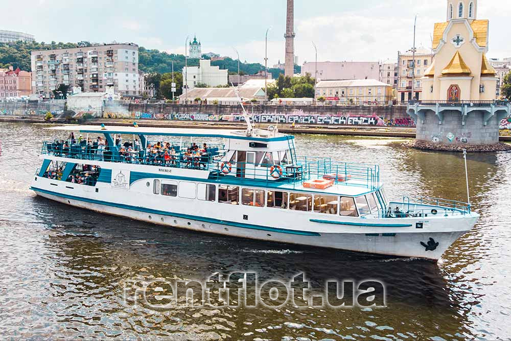Enlarge photo of a walk along the Dnieper on the motor ship Riverest Walk along the Dnieper on the motor ship Riverest