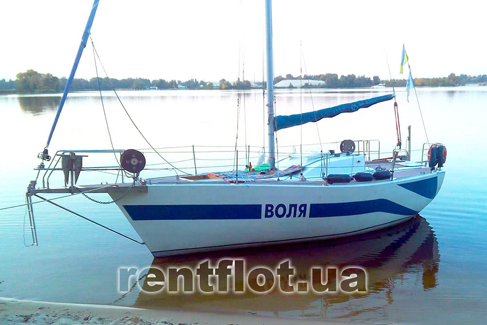 Збільшити фото парусної яхти Воля біля берега Парусна яхта Воля біля берега