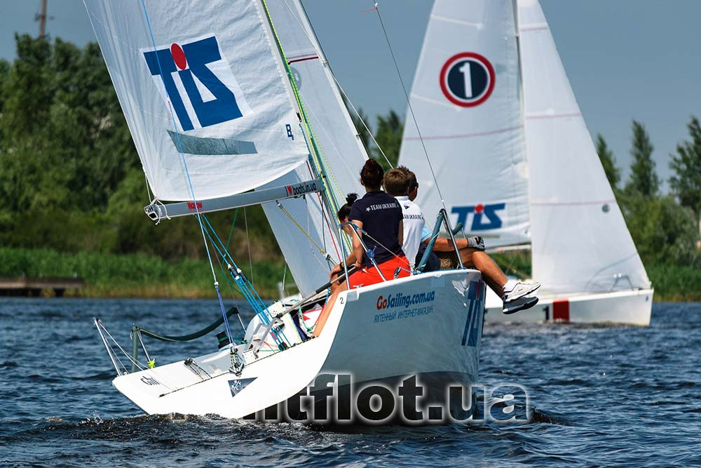 Збільшити фото учасників на борту яхти корпоративної парусної регати на річці Дніпро Учасники на борту яхти корпоративної парусної регати на річці Дніпро