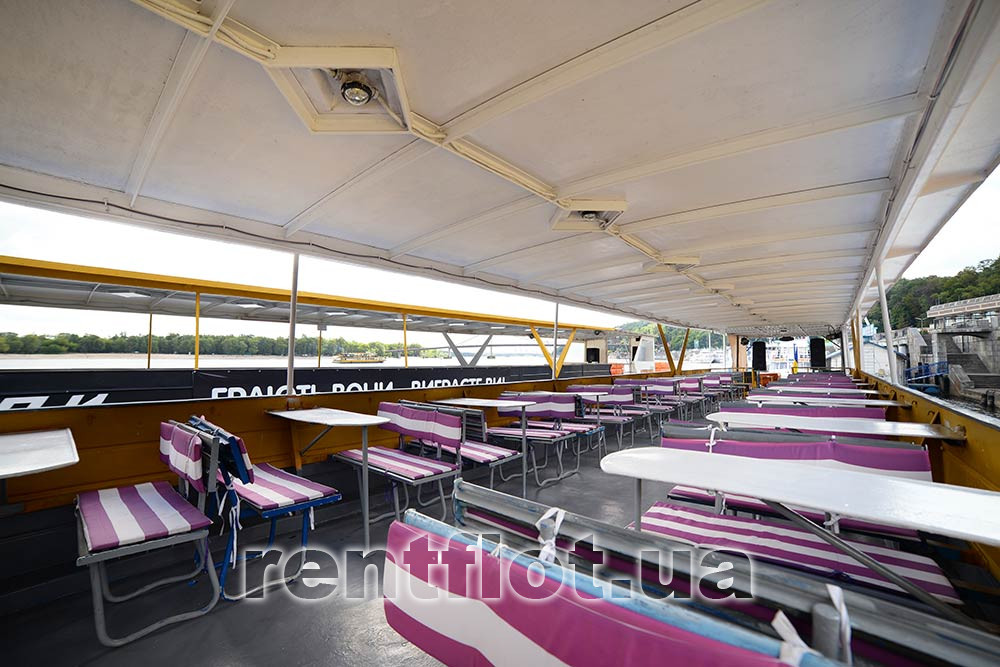 Upper deck of motor ship Ai-Petri