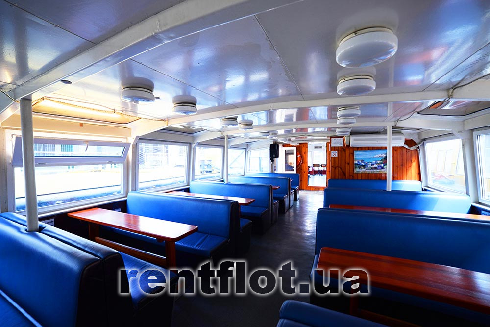 The lower deck of the Ai-Petri motor ship