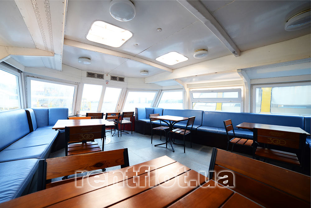 Bow salon of motor ship Ai-Petri