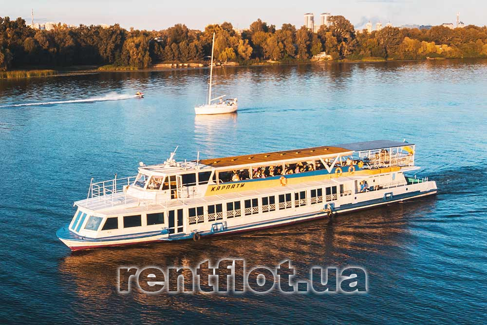 Збільшити фото прогулянки на теплоході Карпати Прогулянка на теплоході Карпати