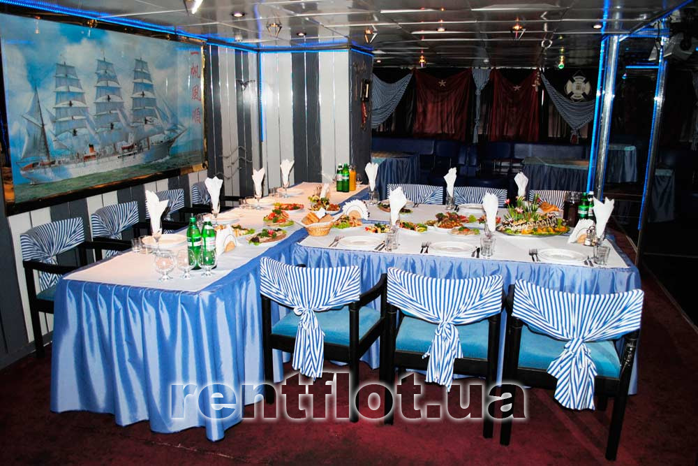 Enlarge the birthday photo on the motor ship catamaran Khadzhibey Birthday on the motor ship catamaran Khadzhibey