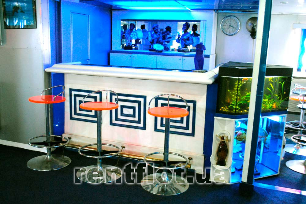Enlarge photo of the bar on the motor ship catamaran Hadzhibey Bar on the motor ship catamaran Hadzhibey