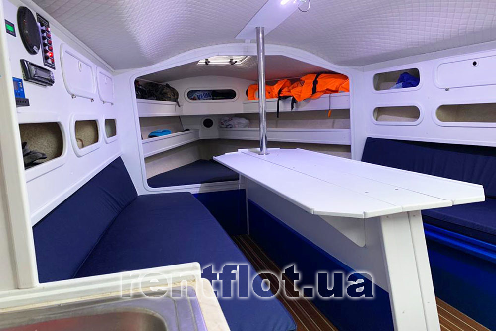 Enlarge photo of the saloon of sailing yacht Marco Saloon of sailing yacht Marco