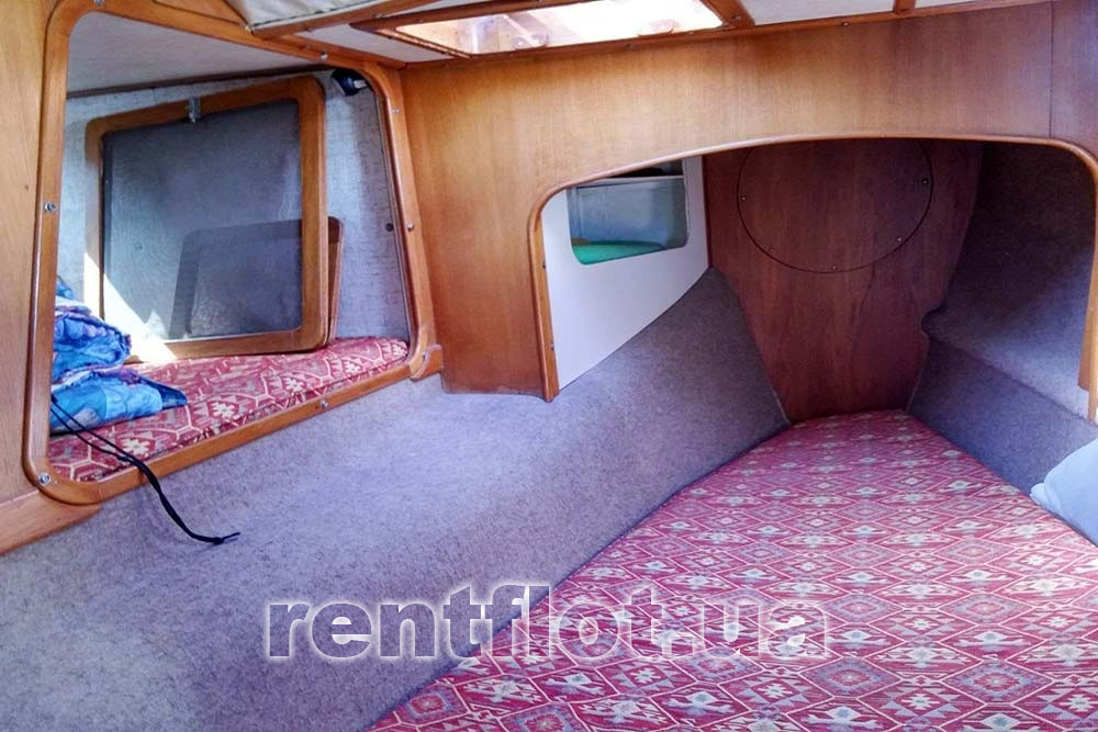 Enlarge photo of the cabin of the catamaran Ocean Bow cabin of the catamaran Ocean