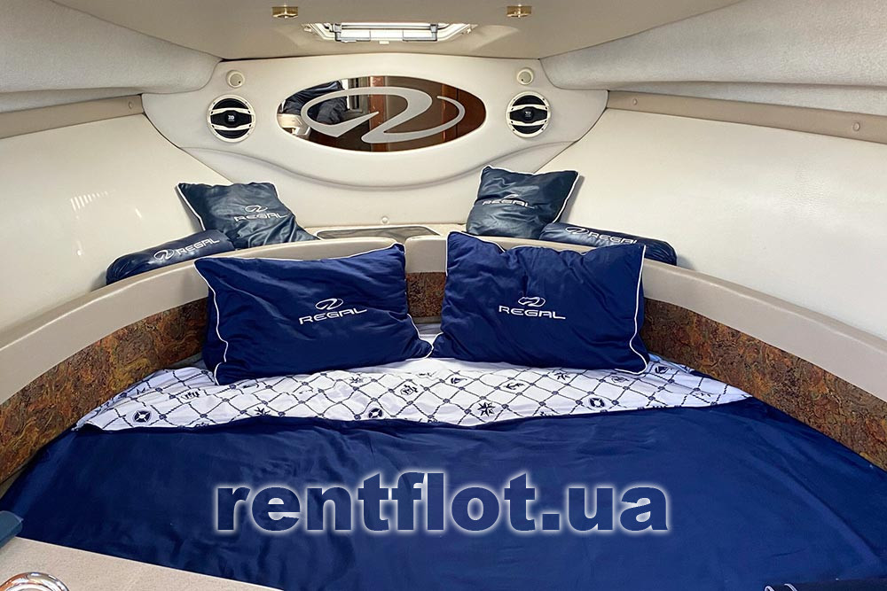 Enlarge photo of a folding sofa in the saloon of the motor yacht Regal-2660 Folding sofa in the saloon of the motor yacht Regal-2660