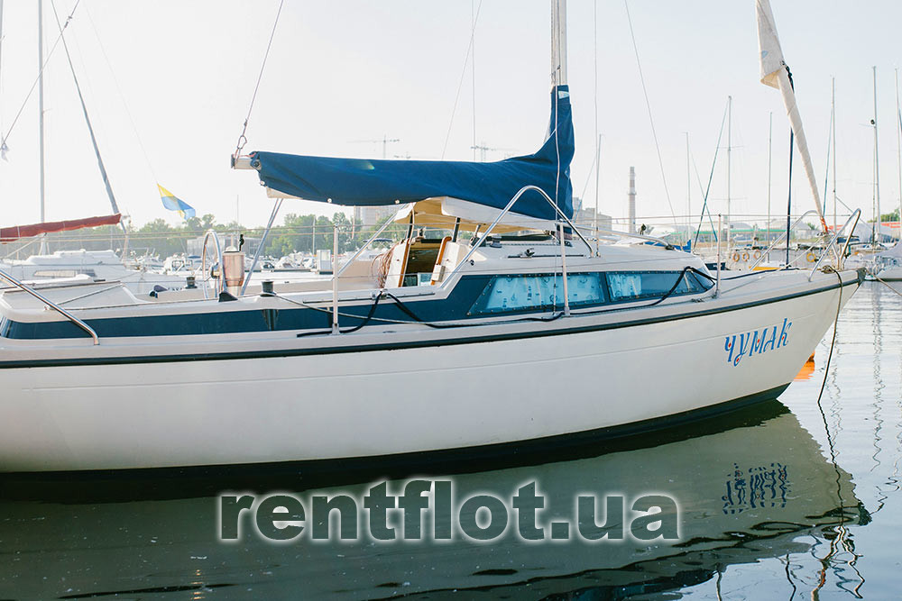 Зовнішній вигляд парусної яхти Чумак