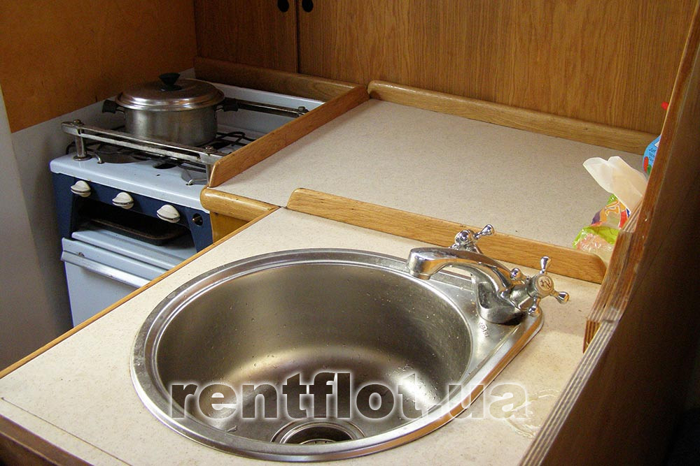 Enlarge photo of the equipment of the galley of sailing yacht Estra Galley equipment of sailing yacht Estra