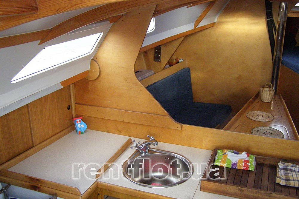 Enlarge photo of the galley of sailing yacht Estra Galley of sailing yacht Estra