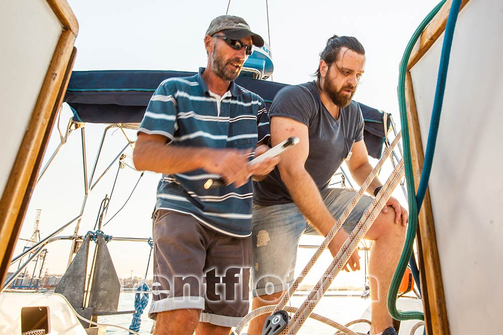 Enlarge photo of meeting with friends on sailing yacht Estra Meeting with friends on the sailing yacht Estra