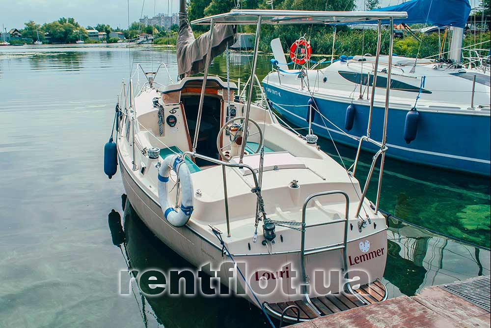 Enlarge photo of the stern of the sailing yacht Lauri Stern of sailing yacht Lauri