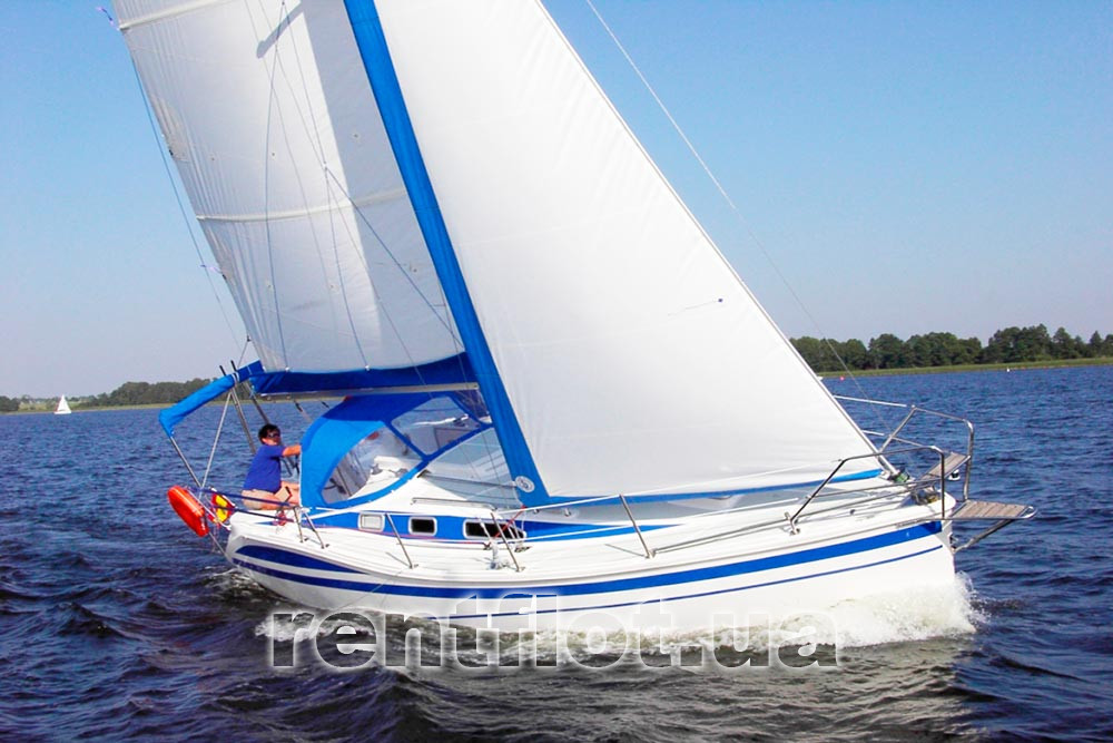 Збільшити фото яхти Санторіні під вітрилом Яхта Санторіні під вітрилом