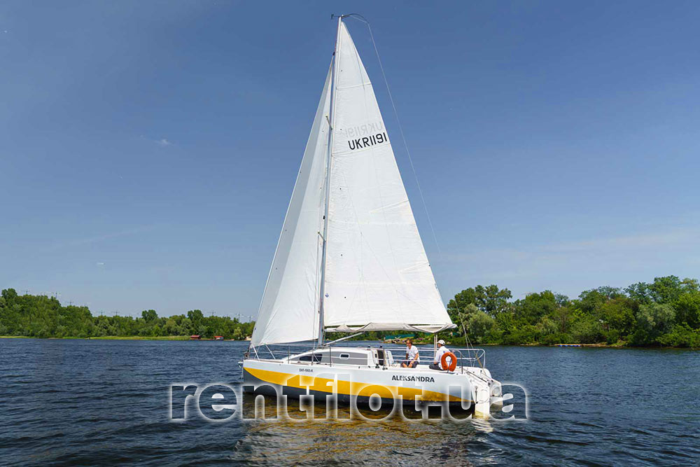 Внешний вид парусной яхты Александра