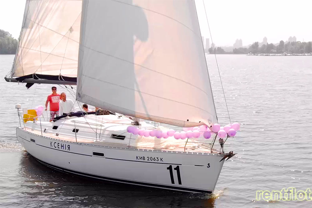 Enlarge the photo of the holiday on the sailing yacht Benetu-331 Ksenia Holiday on sailing yacht Benetu-331 Ksenia