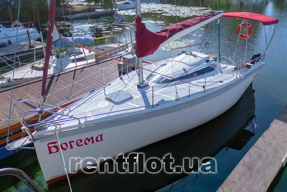 Збільшити фото парусної яхти Богема біля причалу Парусна яхта Богема біля причалу