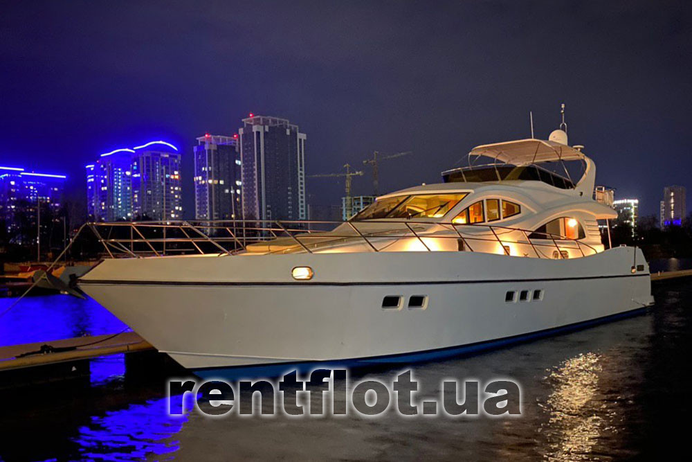 Enlarge photo of evening lighting of motor yacht Elina Evening lighting of motor yacht Elina