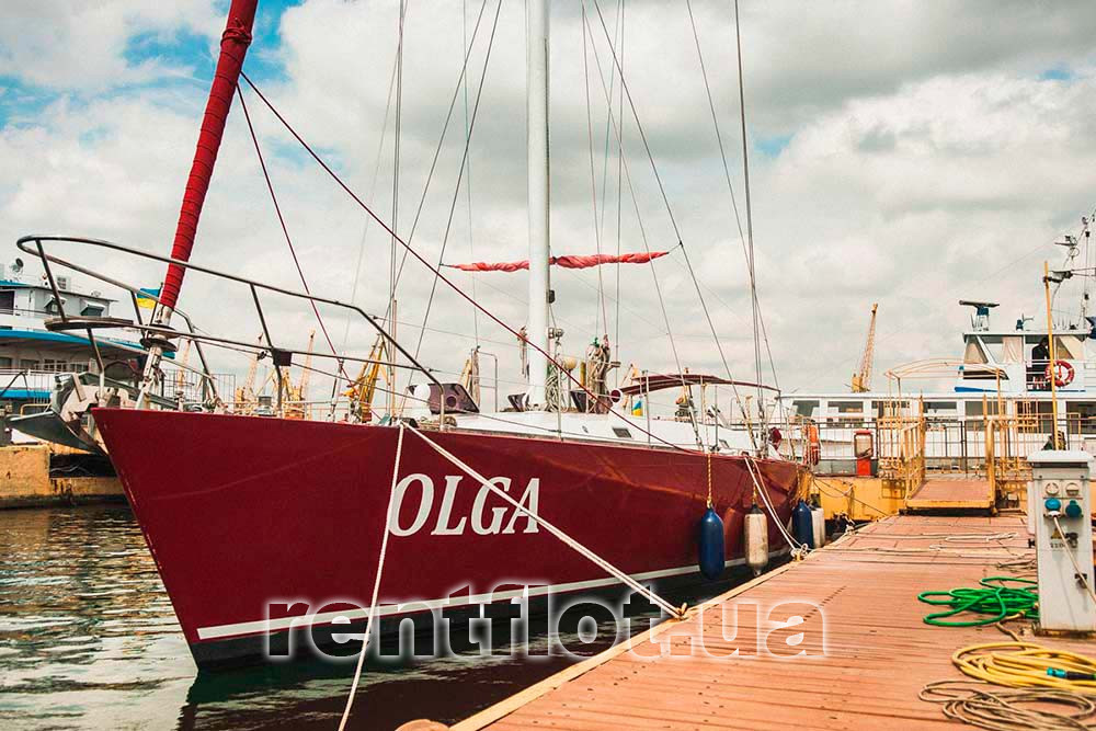 Enlarge photo of sailing yacht Olga at the pier Sailing yacht Olga at the pier